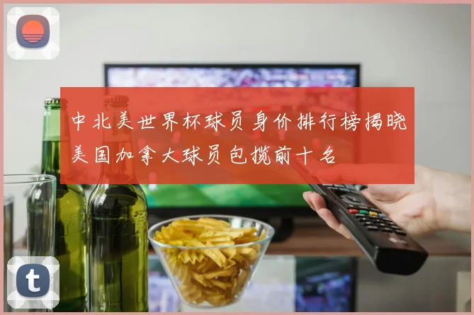 中北美世界杯球员身价排行榜揭晓美国加拿大球员包揽前十名